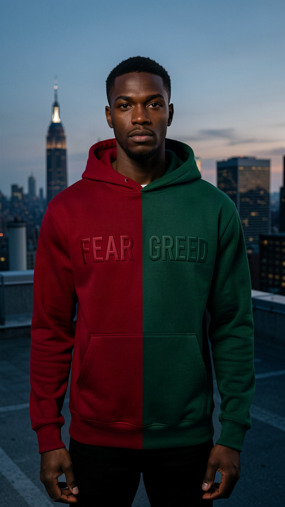 Fear & Greed Shawl Hoodie